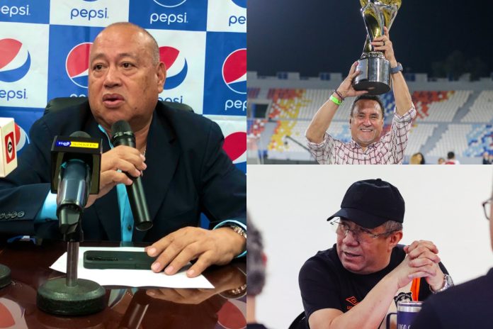 Gálvez mencionó a dos de sus posibles sustitutos. Foto cortesía: Primera División, LA Firpo y CD Águila.