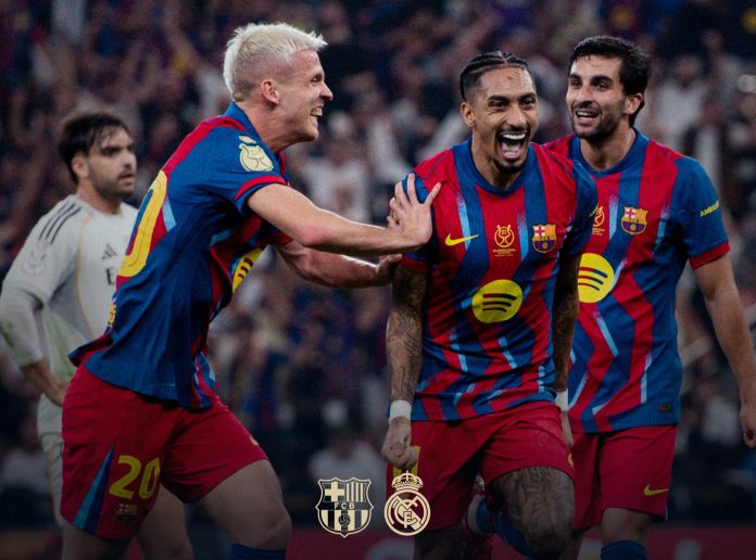 Raphinha fue el MVP de la final. Foto cortesía: FC Barcelona.