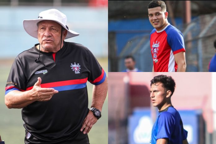 El técnico costarricense ve a sus futbolistas con nivel para jugar en el extranjero. Foto cortesía: Luis Ángel Firpo.