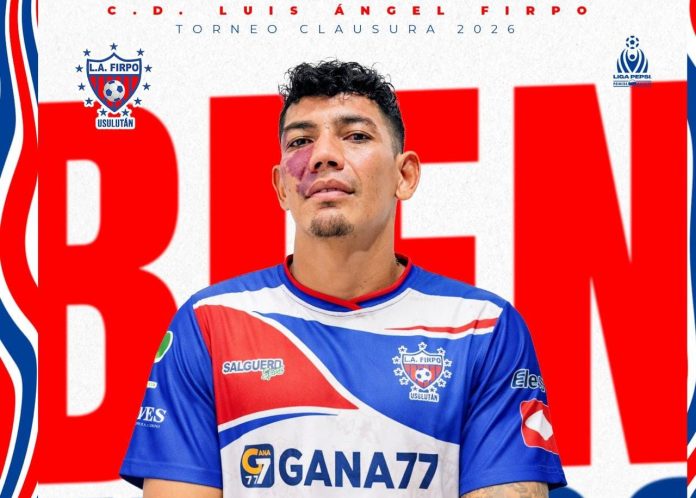 Trejo Los usulutecos dieron a conocer su segundo fichaje. Foto cortesía: Luis Ángel Firpo.