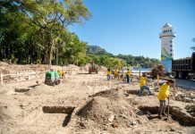 Acondicionan Apulo, sede de una de las competencias de Iron Man 70.3 San Salvador Foto: Cortesía.