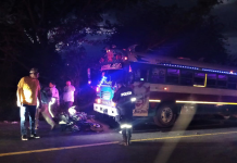 Dos muertos y dos lesionados tras accidentes de tránsito registrados en Ahuachapán y Santa Ana