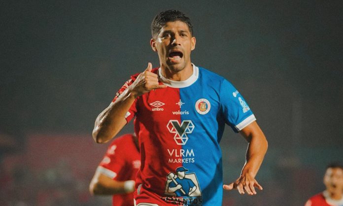 Bonilla Nelson Bonilla volvió a marcar y los "Tigrillos" son líderes. Foto cortesía: CD FAS.