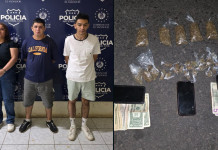 Detienen a tres sujetos por narcomenudeo en San Miguel Centro Foto: Cortesía.