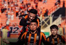 Águila venció por la mínima a Limeño en San Miguel 'Chiky' anotó el único gol del compromiso. Foto cortesía: CD Águila.