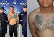 Capturan a presunto miembro de la Pandilla 18 Revolucionarios con antecedentes por extorsión y robo