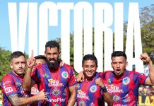 Platense cayó de local ante Cacahuatique Alesson Ferreira anotó el único gol del compromiso. Foto cortesía: CD Cacahuatique.