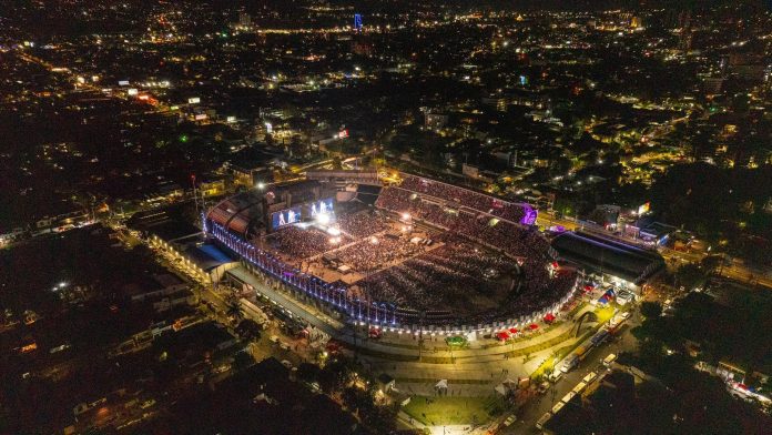 Residencia de Shakira en el Estadio Jorge Mágico González, a inicios de febrero de 2026.
