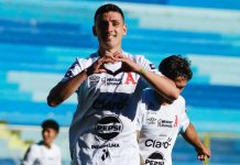 Alianza goleó a Hércules en el Derbi Capitalino Steib anotó su segundo gol con los 'Albos'. Foto cortesía: Alianza FC.