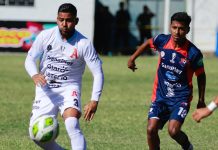 Alianza sufrió y empató sobre la hora ante el Vendaval de Tercera División Los 'Albos' tuvieron un debut complicado en Apopa. Foto cortesía: Alianza FC.