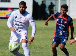 Los 'Albos' tuvieron un debut complicado en Apopa. Foto cortesía: Alianza FC.