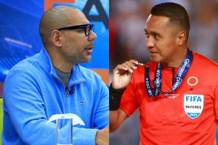 Yamil habló en entrevista respecto al tema arbitral. Foto cortesía: FESFUT.