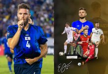 El exjugador de la Selecta, Eriq Zavaleta, se retira del fútbol Zavaleta 'cuelga los botines'. Fotos cortesía: La Selecta y Eriq Zavaleta.