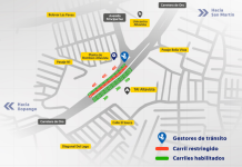 Restringirán un carril sobre Carretera de Oro desde este lunes por obras de ANDA