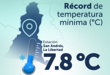 San Andrés registra nuevo récord de temperatura mínima con 7.8° C