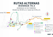 Anuncian dispositivo de seguridad y cierres viales por competencia IRONMAN 70.3