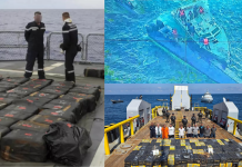 Incautan 16.8 toneladas de cocaína en tres operativos coordinados entre Colombia, México, Francia y El Salvador