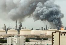 Ataques de Irán a Baréin: 32 heridos e incendio en refinería