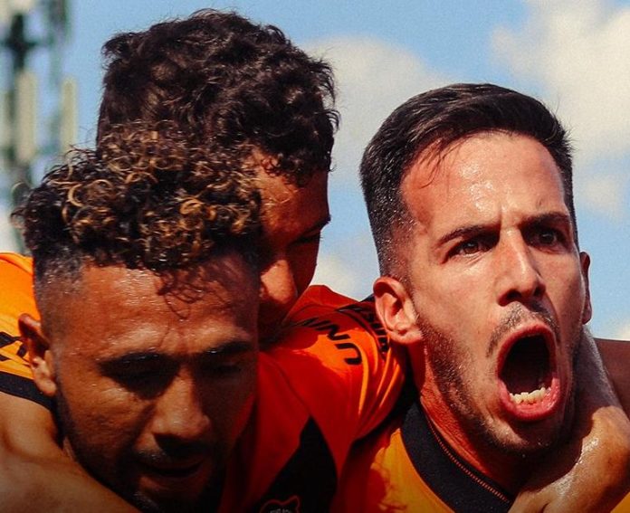 Águila Clásico Andrada fue figura con dos tantos. Foto cortesía: CD Águila.