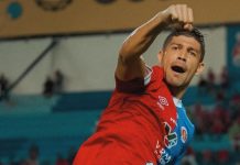 FAS le ganó a Platense y terminó como líder invicto la primera vuelta Bonilla anotó el 3-2. Foto cortesía: FAS.