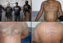 Detienen en Guatemala a dos pandilleros salvadoreños con antecedentes delictivos Foto: Cortesía.
