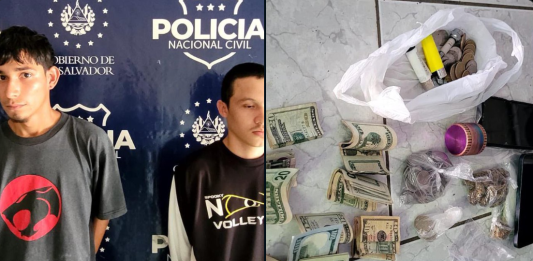 Autoridades capturan a dos distribuidores de droga en San Miguel Centro Foto: Cortesía.