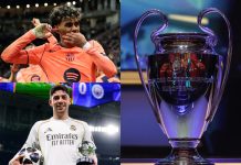 Real Madrid goleó y el Barcelona empató: los resultados de ida en la Champions League Se jugaron los juegos de ida de octavos de final. Foto cortesía: FC Barcelona, Real Madrid y Champions League.