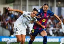 El Barça goleó 2-6 al Real Madrid en la Champions Femenina Goleada 'Culé' en el Clásico. Foto cortesía: FC Barcelona Femení.
