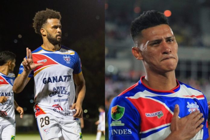 Doblete de Dos Santos y olímpico de Víctor García. Foto cortesía: Luis Ángel Firpo.