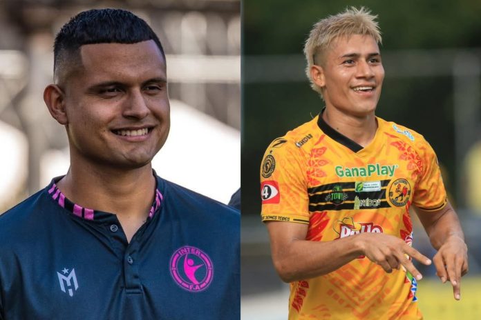 Emerson y Bogotá Bogotá se acercó a Mauricio en la tabla de goleo. Fotos cortesía: Inter FA y Platense.