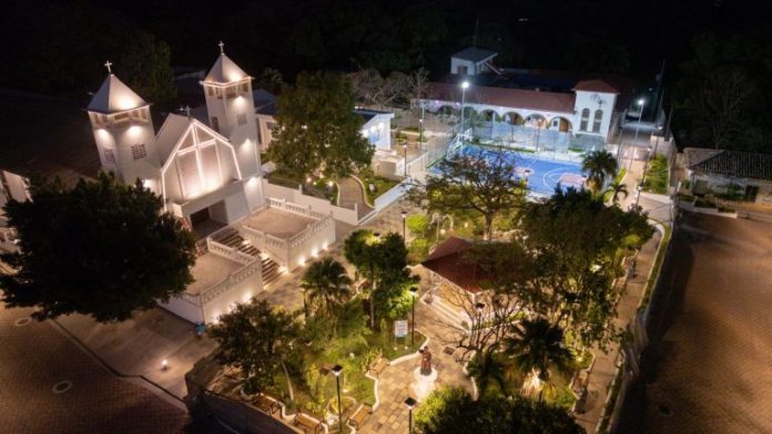 Entregan obras de remodelación de parque en San Pedro Masahuat