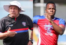 DT de Firpo denuncia racismo hacia su jugador en duelo ante FAS: “Hicieron gestos de mono” Marvin Solano defendió a su jugador André Morales. Foto cortesía: Luis Ángel Firpo.