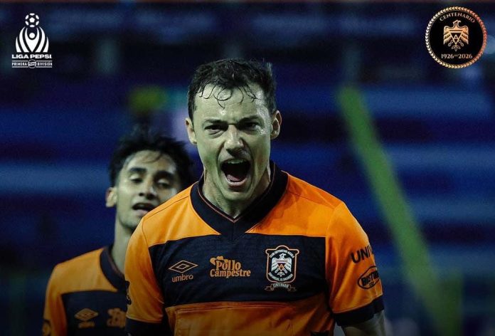 Granitto anotó el único tanto. Foto cortesía: Águila.