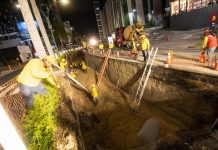 Avanzan obras de mitigación en el bulevar Sergio Viera de Mello en San Salvador