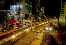 40% de avance llevan los trabajos en el bulevar Sergio Vieira de Mello Foto: Cortesía.