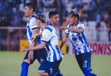 Metapán acabó con la buena racha de Limeño Domínguez anotó el único del encuentro. Foto cortesía: Isidro Metapán.