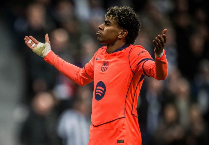 Los 'Culés' rescataron el empate con un gol de Lamine Yamal. Foto cortesía: FC Barcelona.