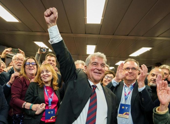 Laporta presidente Laporta empezará un mandato más con los 'Culés'. Foto cortesía: FC Barcelona.