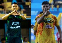 Así va la tabla de goleadores del Torneo Clausura 2026 luego de la primera vuelta Mauricio y Bogotá son los goleadores. Foto cortesía: Inter FA y Platense.