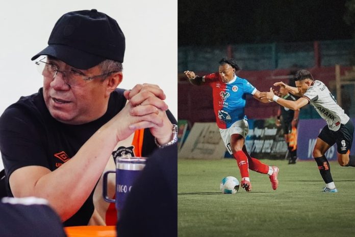 Ortiz habló previo al Clásico. Fotos cortesía: Águila y FAS.