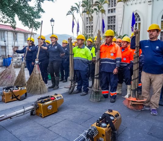 Más de 800 empleados de limpieza serán desplegados en San Salvador Centro durante Semana Santa