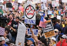 EE. UU.: Protesta “No Kings” deja 75 detenidos en Los Ángeles, incluidos menores