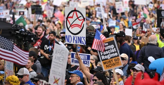 Protesta No Kings, en Estados Unidos