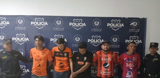 Hubo ocho detenidos. Foto cortesía: PNC.