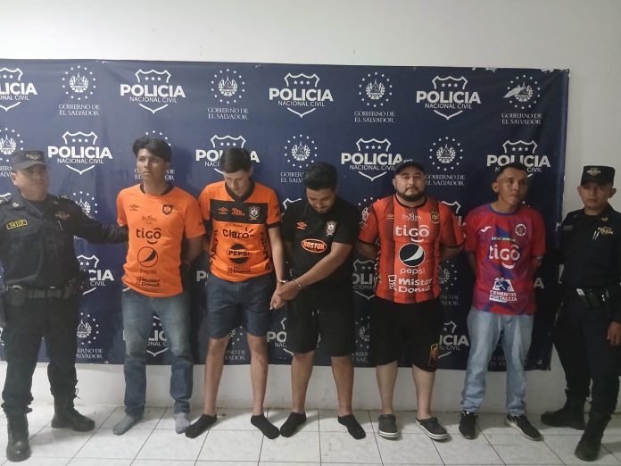 Hubo ocho detenidos. Foto cortesía: PNC.