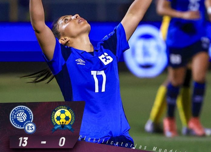 El Salvador ganó gustó y goleó. Foto cortesía: La Selecta.