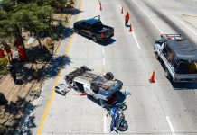 Protección Civil realiza simulacro de accidente vial en carretera al puerto de La Libertad