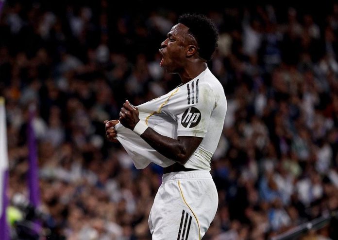 Vini 'Vini' marcó doblete. Foto cortesía: Real Madrid.