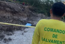 Muere un trabajador luego de colapsar un paredón de tierra en Zaragoza Foto: Cortesía.