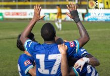 Zacatecoluca venció en el ‘Derbi’ ante Platense y salió del puesto de descenso Primera victoria de los 'Tecolotes'. Foto cortesía: Zacatecoluca.